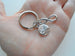 Double Keychain Set, Pinky Promise & Small Infinity Charm Keychains, Best Friend Gift