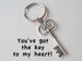 Key Charm Keychain