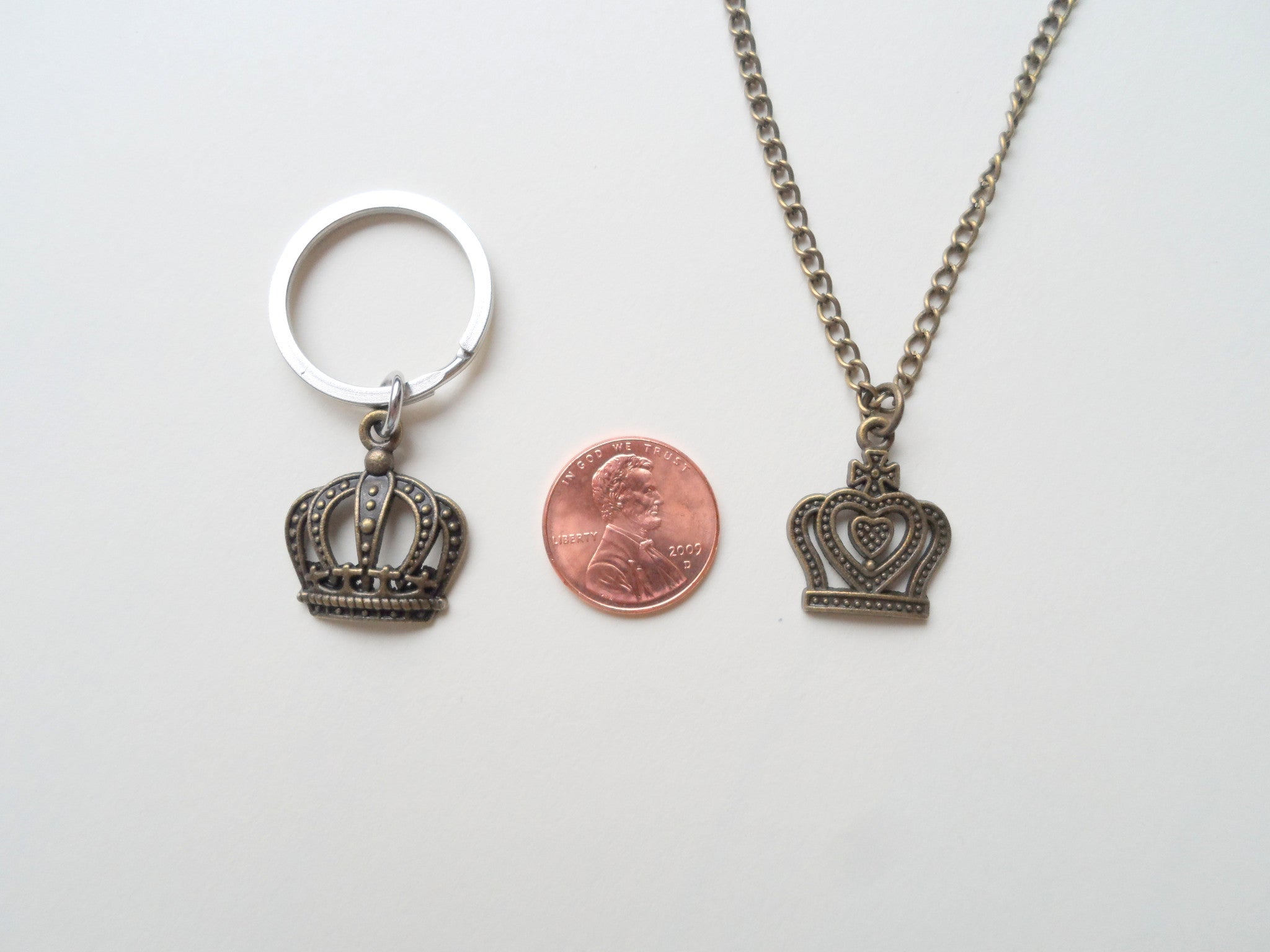 Couple keychain clearance and necklace