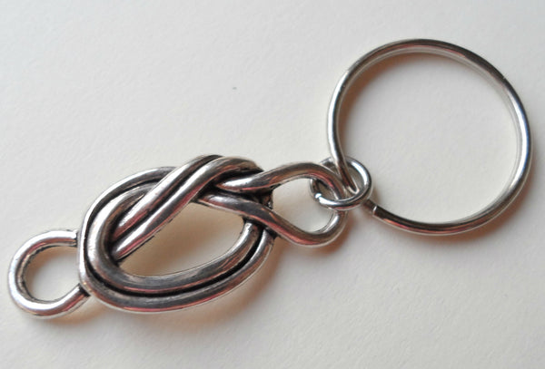Thanks for Helping Us Tie the Knot Keychain, Wedding Favor Keychain