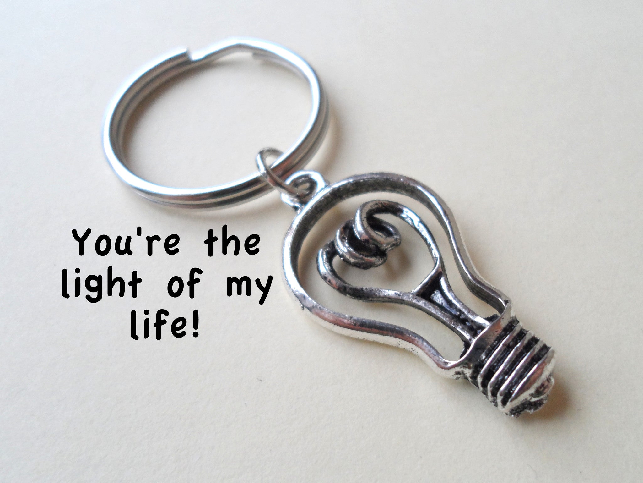 Light Bulb Keychain JewelryEveryday