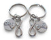 Double Keychain Set, Pinky Promise & Small Infinity Charm Keychains, Best Friend Gift