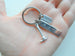 Ruler, Hammer, Thank You Charm Keychain, Builder Appreciation Keychain - Thanks for Being a Part of Our Team