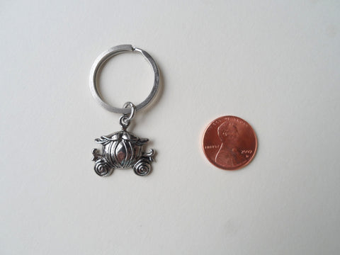 Pumpkin Carriage Keychain