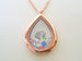 Personalized Rose Gold Teardrop Stainless Steel Locket Necklace for Mother or Grandma - by Jewelry Everyday