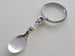 Spoon Keychain - My Favorite Spoon, Charm Keychain, Custom Engraved Tag Option