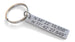 Personalized Engraved Keychain, Custom Small Stainless Steel GPS Keychain, Latitude Longitude Coordinates Keychain