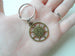 Bronze Sun Compass Keychain - I'd Be Lost Without You; Couples Keychain