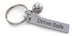 Drive Safe Engraved Steel Tag Keychain