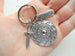 Shield, Sword, & Fearless Charm Keychain, Knight Keychain, Warrior Keychain, Fantasy Keychain