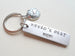"World's Best Mom" Engraved Aluminum Tag Keychain; Mother's Keychain