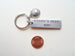 "World's Best Mom" Engraved Aluminum Tag Keychain; Mother's Keychain