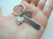 Occupational Therapist Keychain with Teach Love Inspire Engraved Tag, OT Heart, and Children Charm, OT Appreciation Gift