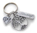 Physical Therapist Appreciation Gift Keychain, Thank You Gift for Clinic Staff, Tree, Strong Tag & PT Charm